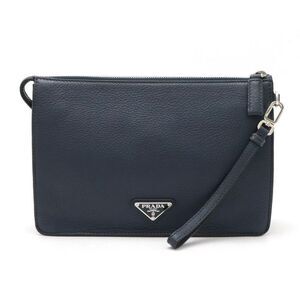 Pre Loved prada Men blue | blue Clutch